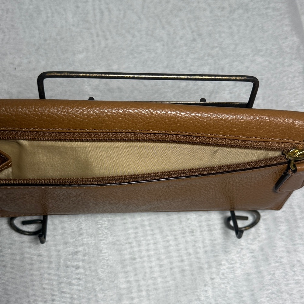 Coach Tan Leather Clutch - Picture 3 of 5